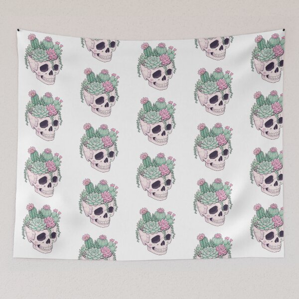 Item preview, Dead Inside But My Plants Are Thriving Funny Skull Planter designed and sold by CoolCrazyChaos.