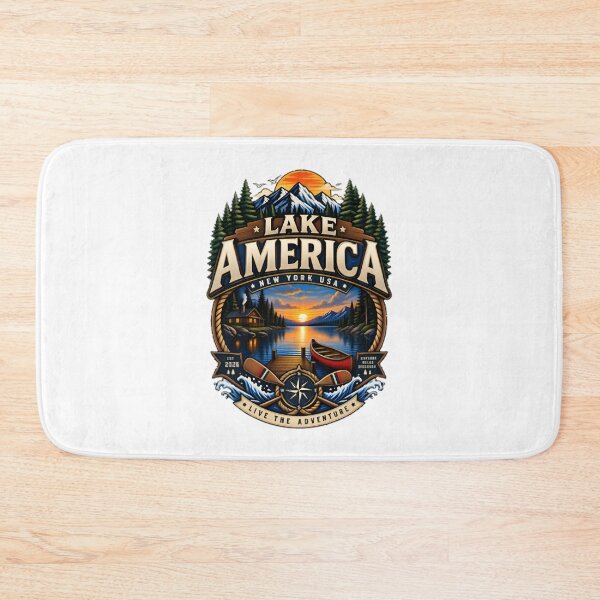 Item preview, Scenic Lake America Landscape Nature Design for Outdoor Lovers designed and sold by HMshopful.