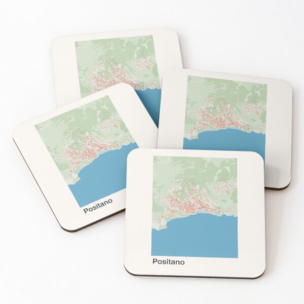 Item preview, Positano Minimalistic Map Art designed and sold by MapsNerd.