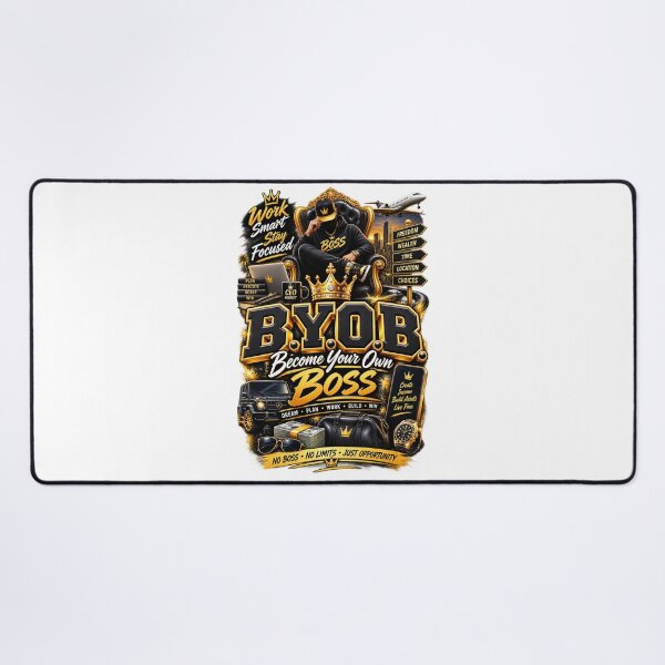 Item preview, B.Y.O.B. Become Your Own Boss – Entrepreneur CEO Motivation designed and sold by BilcoStillbaze.