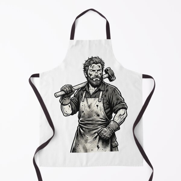 Item preview, Blacksmith Portrait With Hammer designed and sold by eduardoroa22.