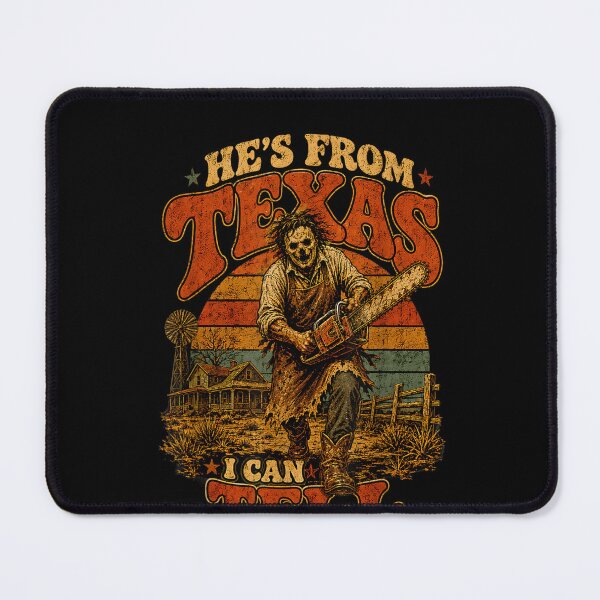 Item preview, Hes from Texas I Can Tell Funny Halloween Skeleton Horror designed and sold by Juansustait.