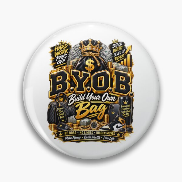 Item preview, B.Y.O.B. Build Your Own Bag – Money Mindset Entrepreneur Motivation designed and sold by BilcoStillbaze.