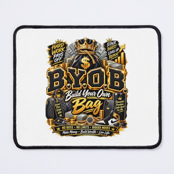 Item preview, B.Y.O.B. Build Your Own Bag – Money Mindset Entrepreneur Motivation designed and sold by BilcoStillbaze.