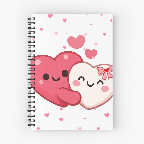 Item preview, Cute Kawaii Hearts Hugging Valentine Day Art designed and sold by RAJASWARSTORE.