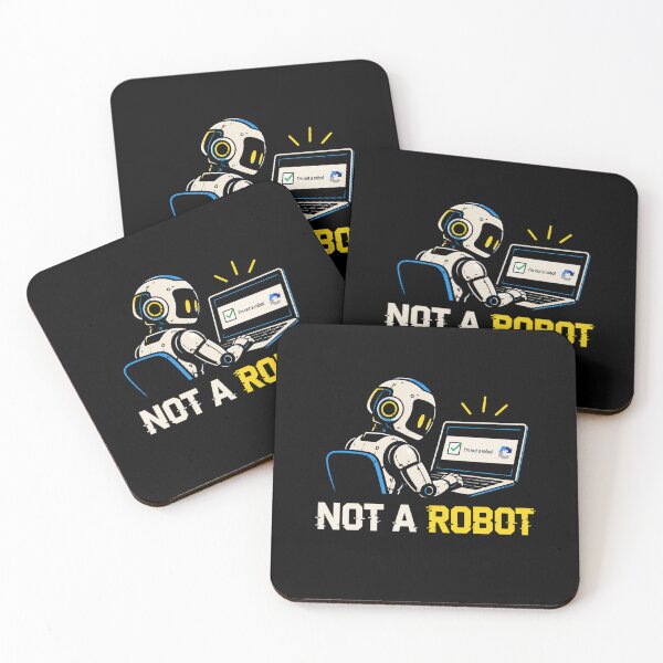 Item preview, Definitely Not a Robot – CAPTCHA Passed designed and sold by GLITCH & SOUL.