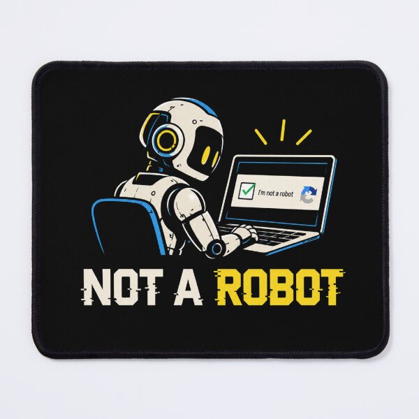 Item preview, Definitely Not a Robot – CAPTCHA Passed designed and sold by GLITCH & SOUL.