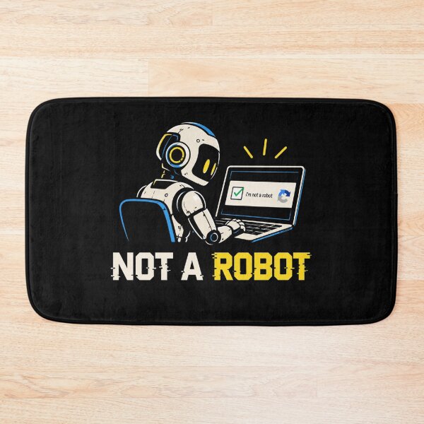 Item preview, Definitely Not a Robot – CAPTCHA Passed designed and sold by GLITCH & SOUL.