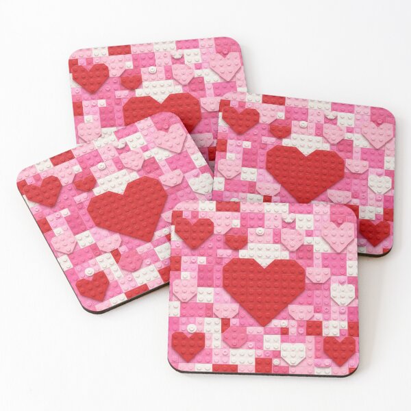 Item preview, Textura bloques Corazones designed and sold by Blockscape Studio.