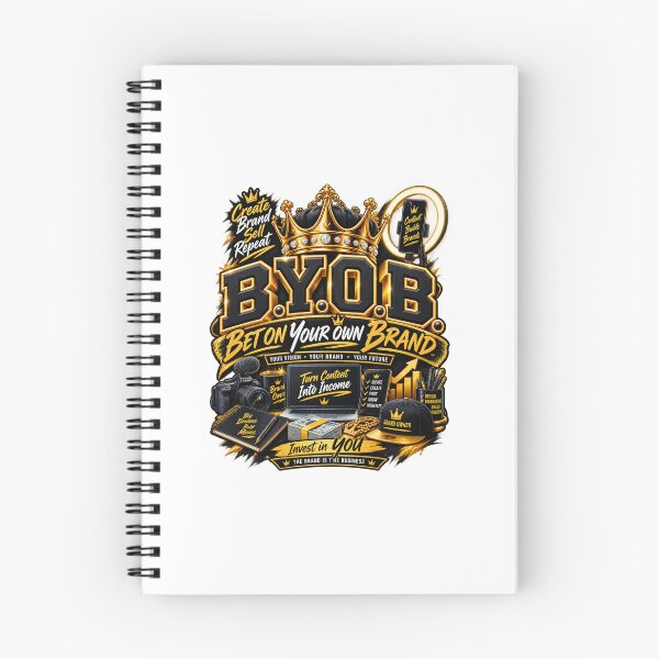 Item preview, B.Y.O.B. Bet On Your Own Brand – Creator Entrepreneur Motivation designed and sold by BilcoStillbaze.