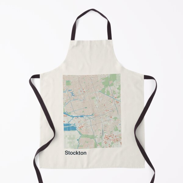 Item preview, Stockton Minimalistic Map Art designed and sold by MapsNerd.