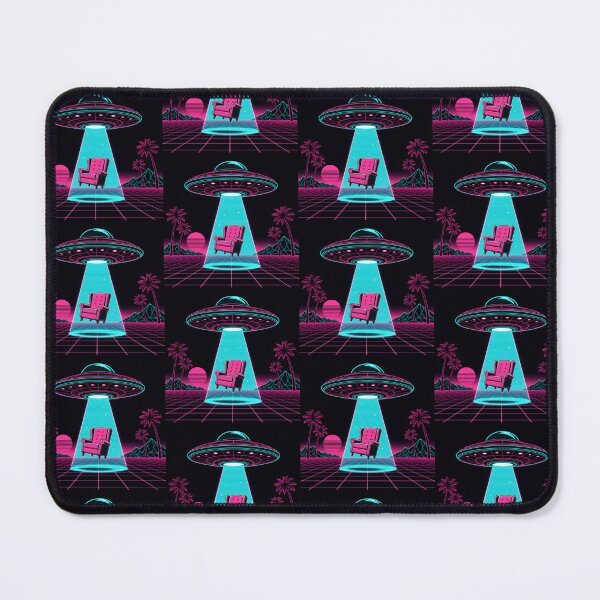 Item preview, Retro Vaporwave UFO Abduction Armchair Introvert designed and sold by CoolCrazyChaos.