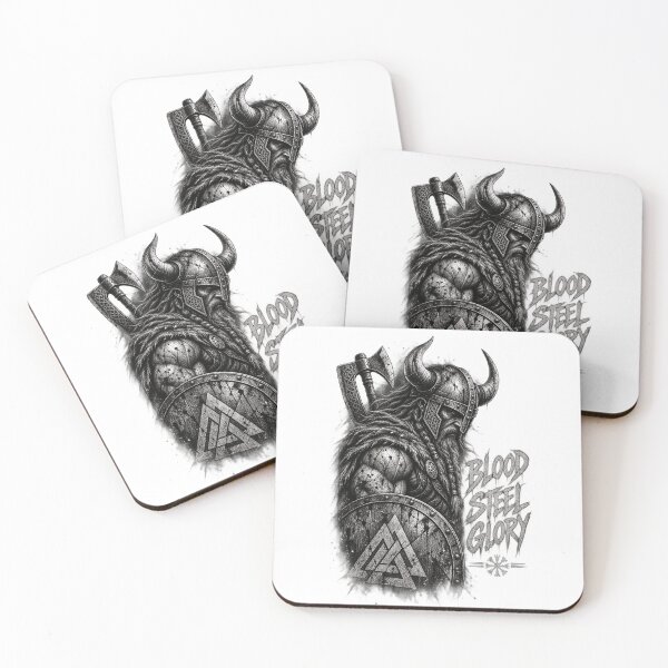 Item preview, Blood Steel Glory Viking Warrior – Norse Mythology Warrior Design designed and sold by Onviton.