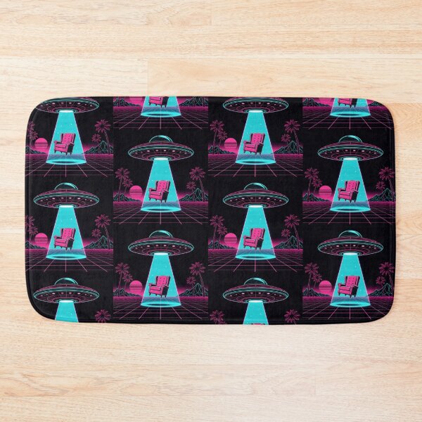 Item preview, Retro Vaporwave UFO Abduction Armchair Introvert designed and sold by CoolCrazyChaos.