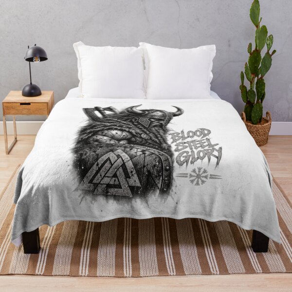 Item preview, Blood Steel Glory Viking Warrior – Norse Mythology Warrior Design designed and sold by Onviton.