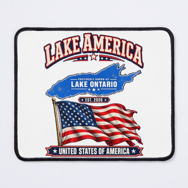 Item preview, Scenic Lake America Design Featuring Ontario and USA Borders designed and sold by HMshopful.