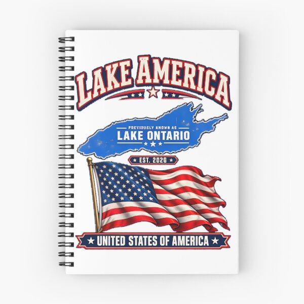 Item preview, Scenic Lake America Design Featuring Ontario and USA Borders designed and sold by HMshopful.