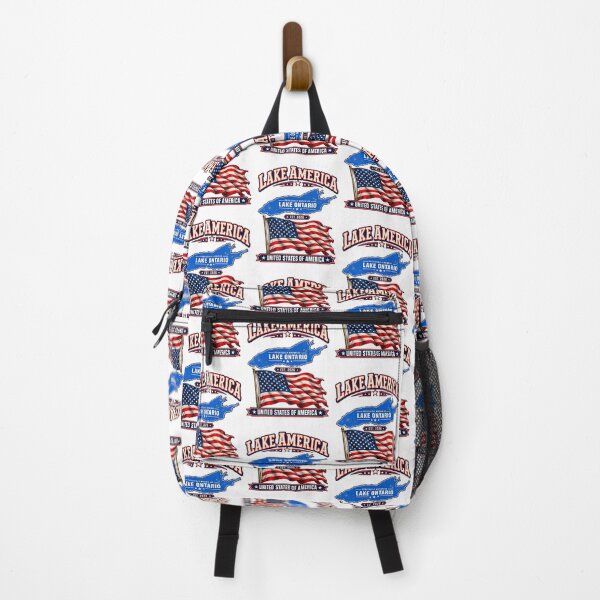 Item preview, Scenic Lake America Design Featuring Ontario and USA Borders designed and sold by HMshopful.