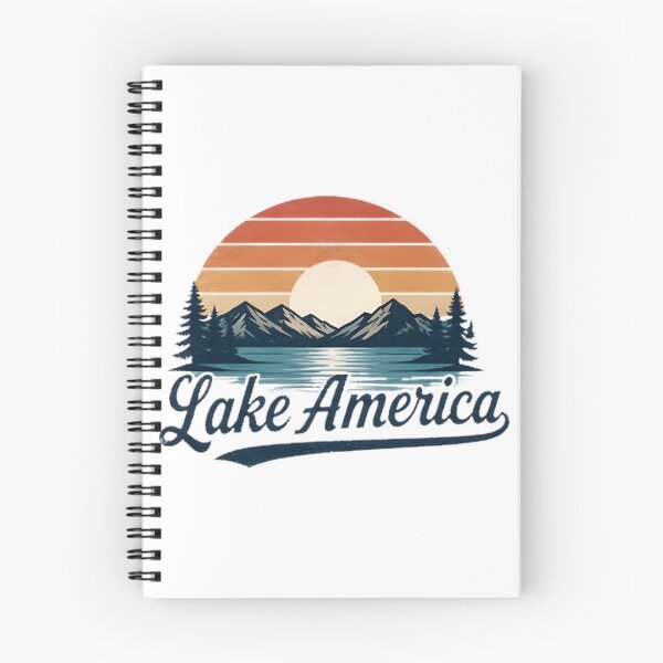 Item preview, Serene Lake America Landscape Nature Design designed and sold by HMshopful.