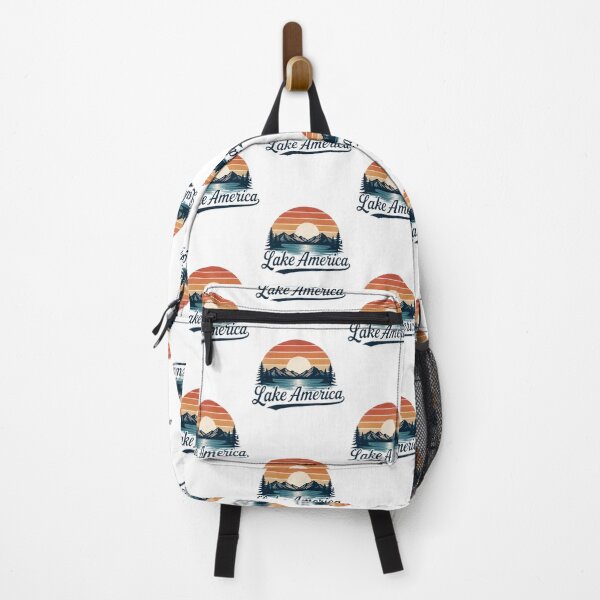 Item preview, Serene Lake America Landscape Nature Design designed and sold by HMshopful.