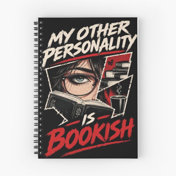 Item preview, My Other Personality Is Bookish – Funny Book Lover Design designed and sold by Noirvasca.