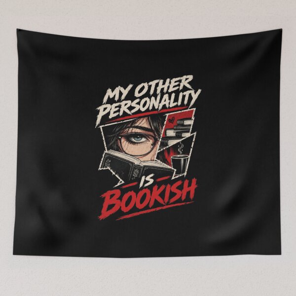 Item preview, My Other Personality Is Bookish – Funny Book Lover Design designed and sold by Noirvasca.