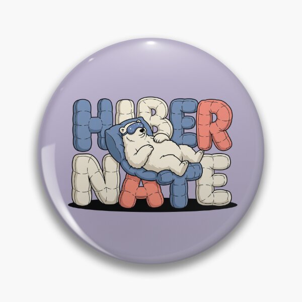 Item preview, Polar Bear Hibernating In A Sleep Mask designed and sold by Rare By Hero.