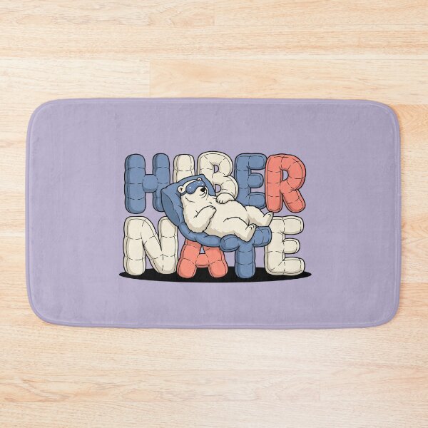 Item preview, Polar Bear Hibernating In A Sleep Mask designed and sold by Rare By Hero.