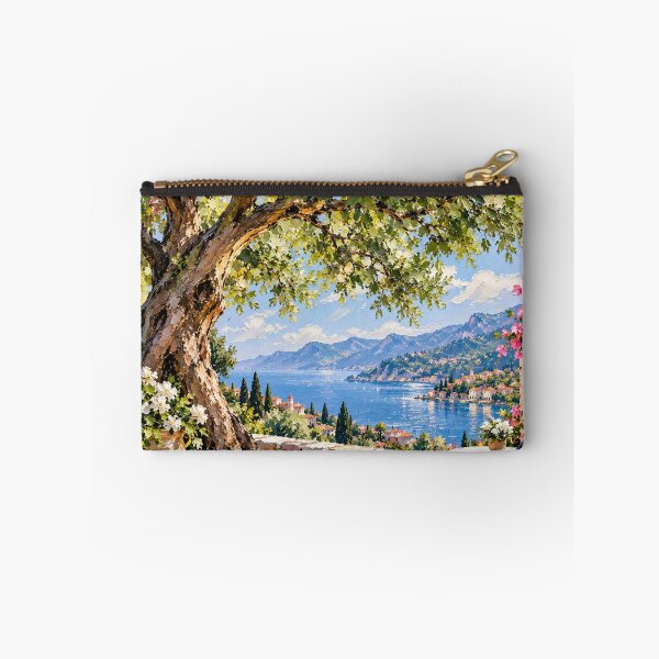 Item preview, Mediterranean Tree by the Sea designed and sold by DaryaArtFrance.