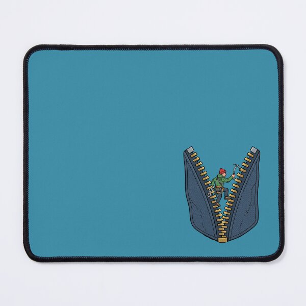 Item preview, Climber Scaling A Denim Zipper designed and sold by Rare By Hero.