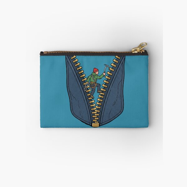 Item preview, Climber Scaling A Denim Zipper designed and sold by Rare By Hero.