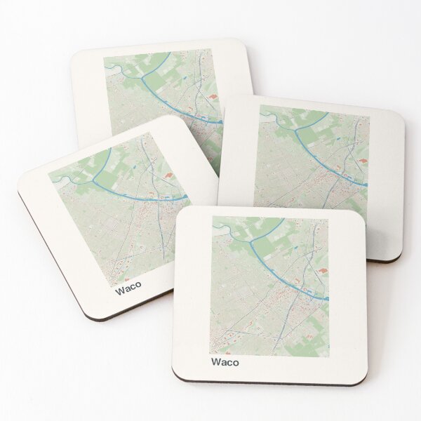 Item preview, Waco Minimalistic Map Art designed and sold by MapsNerd.