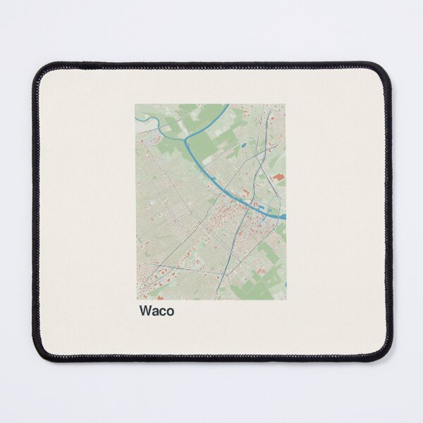 Item preview, Waco Minimalistic Map Art designed and sold by MapsNerd.