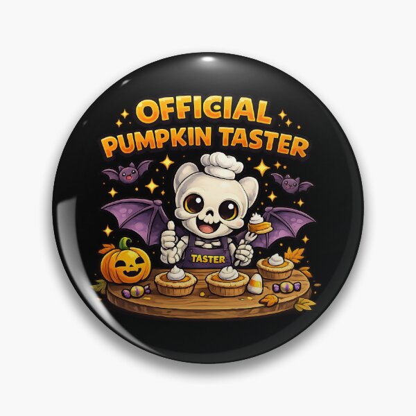Item preview, Official Pumpkin Taster Cute Halloween Skeleton designed and sold by Yomere.