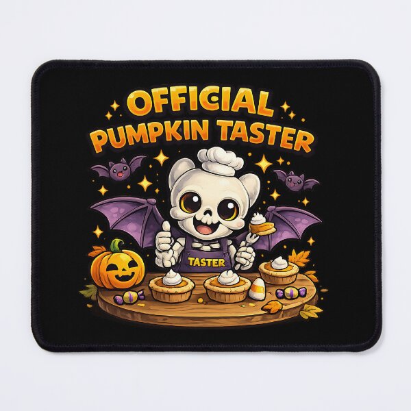 Item preview, Official Pumpkin Taster Cute Halloween Skeleton designed and sold by Yomere.