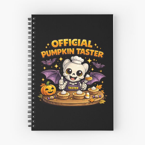 Item preview, Official Pumpkin Taster Cute Halloween Skeleton designed and sold by Yomere.