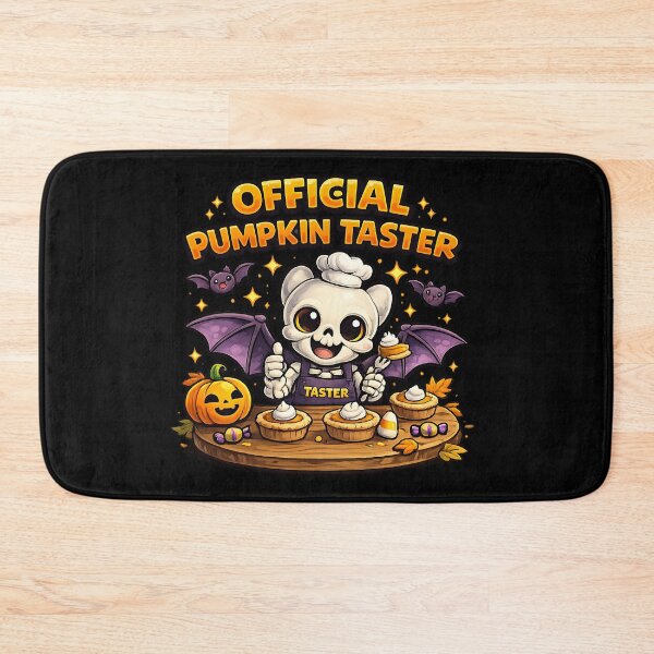 Item preview, Official Pumpkin Taster Cute Halloween Skeleton designed and sold by Yomere.