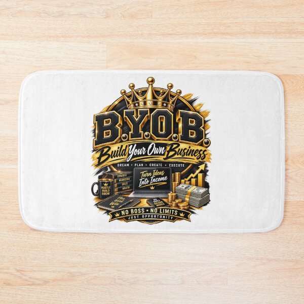 Item preview, B.Y.O.B. Build Your Own Business – Entrepreneur Boss Motivation designed and sold by BilcoStillbaze.