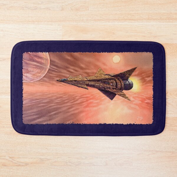Item preview, Icarus Spaceship Soaring Through Alien Sunset designed and sold by CentauriArt.
