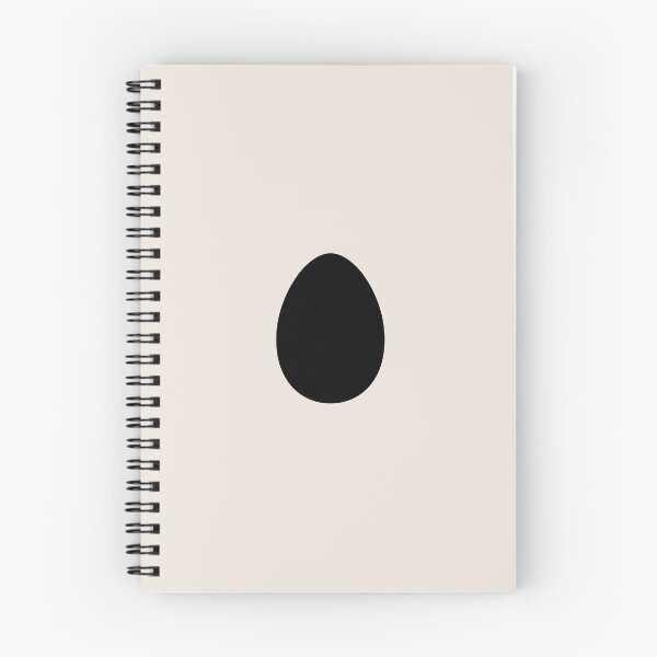 Item preview, Minimal Black Egg Geometric Shape designed and sold by GemsAnatomy.