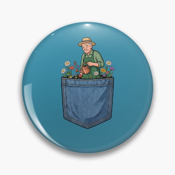Item preview, Pocket Gardener Watering Wildflowers designed and sold by Rare By Hero.