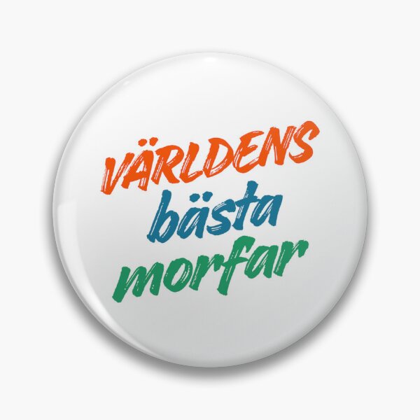 Item preview, Världens Bästa Morfar - World's Best Maternal Grandfather Swedish Typography designed and sold by Designbynorase.