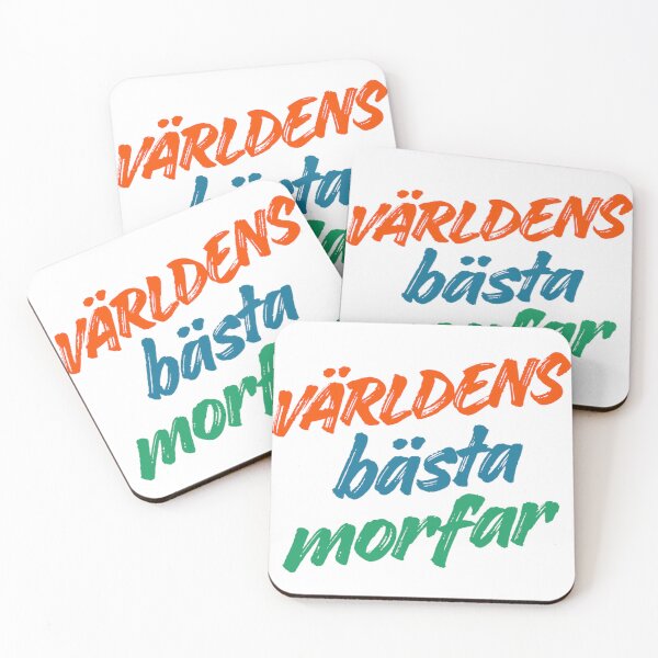 Item preview, Världens Bästa Morfar - World's Best Maternal Grandfather Swedish Typography designed and sold by Designbynorase.