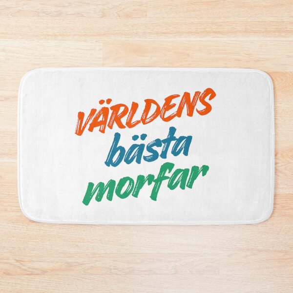 Item preview, Världens Bästa Morfar - World's Best Maternal Grandfather Swedish Typography designed and sold by Designbynorase.