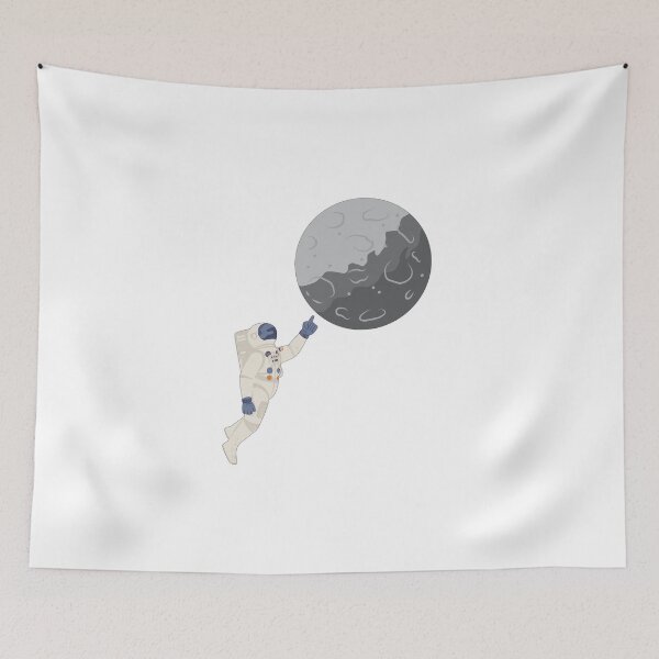 Item preview, Astronaut Reaching for the Moon designed and sold by SROXT.