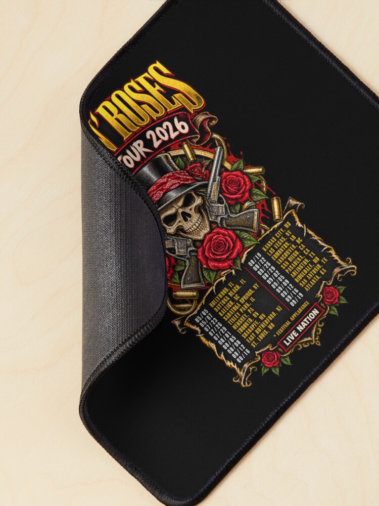 Thumbnail 2 of 5, Mouse Pad, Guns N Roses designed and sold by choudane.