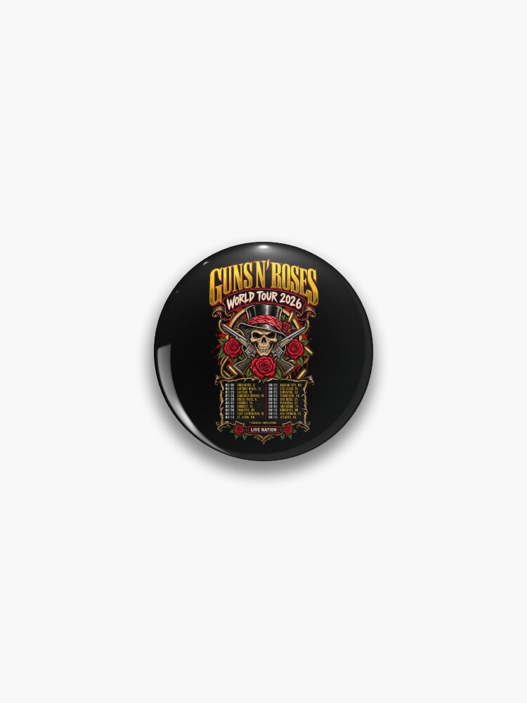 Thumbnail 1 of 3, Pin, Guns N Roses designed and sold by choudane.