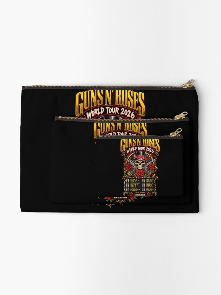 Thumbnail 2 of 4, Zipper Pouch, Guns N Roses designed and sold by choudane.