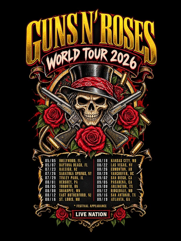 Thumbnail 3 of 3, Scarf, Guns N Roses designed and sold by choudane.