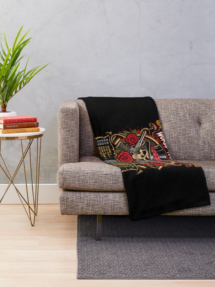 Thumbnail 2 of 6, Throw Blanket, Guns N Roses designed and sold by choudane.